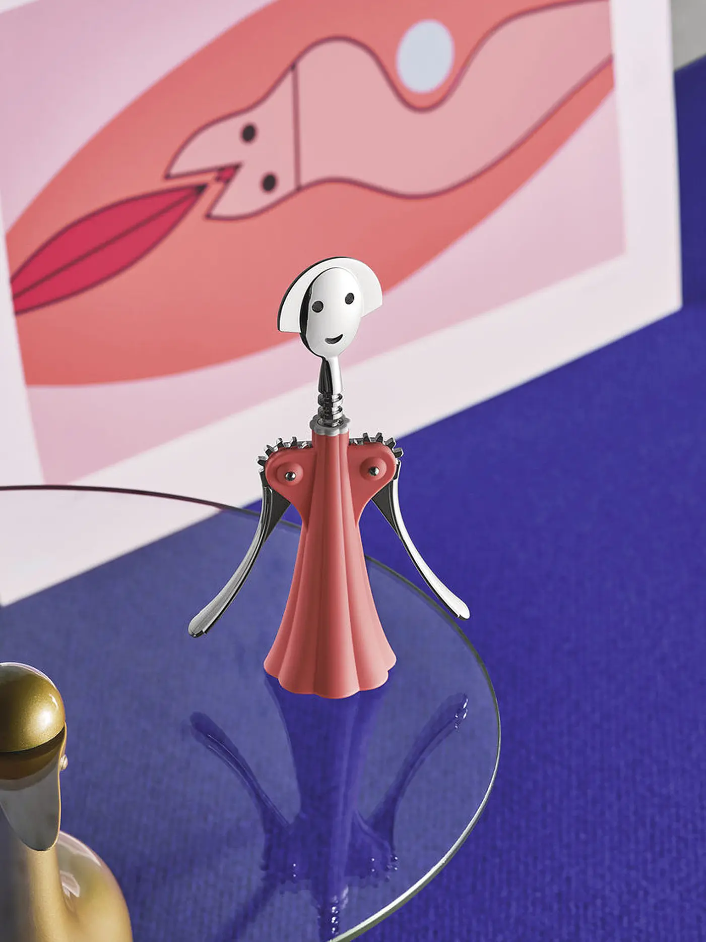 ALESSI | Korkenzieher "Anna G" | rosa